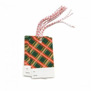 Holiday Plaid Gift Tags