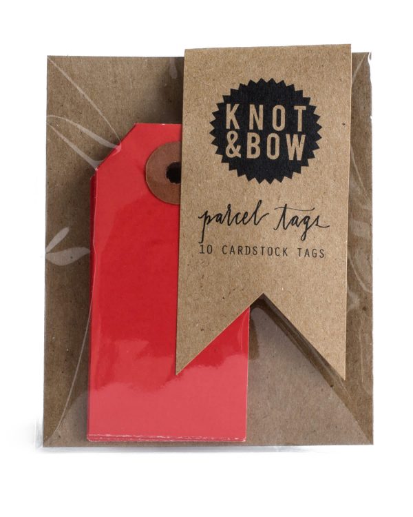 Red Parcel Tags