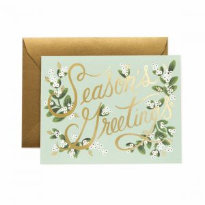 Mistletoe Seasons Card