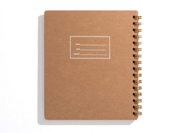 Kraft Notebook, Left Handed
