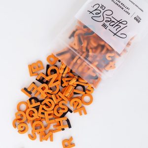 Magnetic Letters - Orange Cream