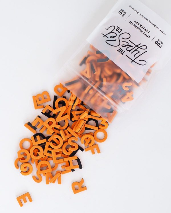 Magnetic Letters - Orange Cream
