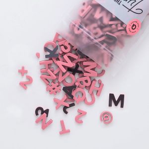 Magnetic Letters - Rose Quartz