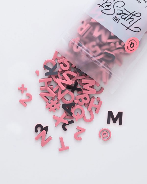 Magnetic Letters - Rose Quartz
