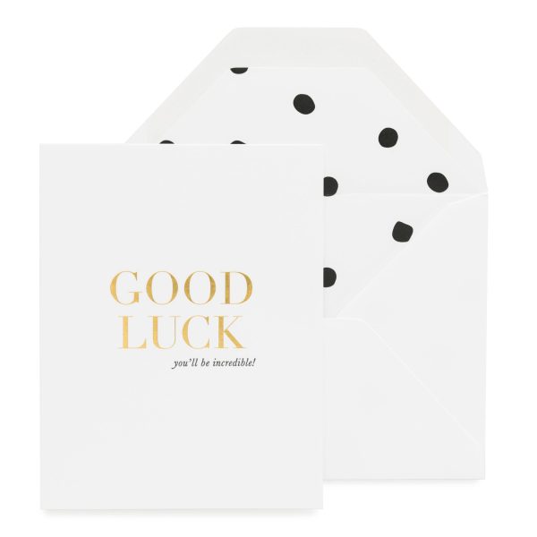 Good Luck Card