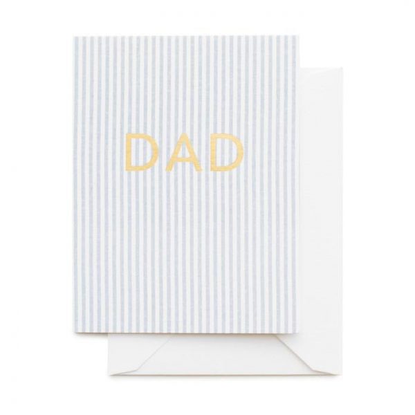 Dad Ticking Stripe Card