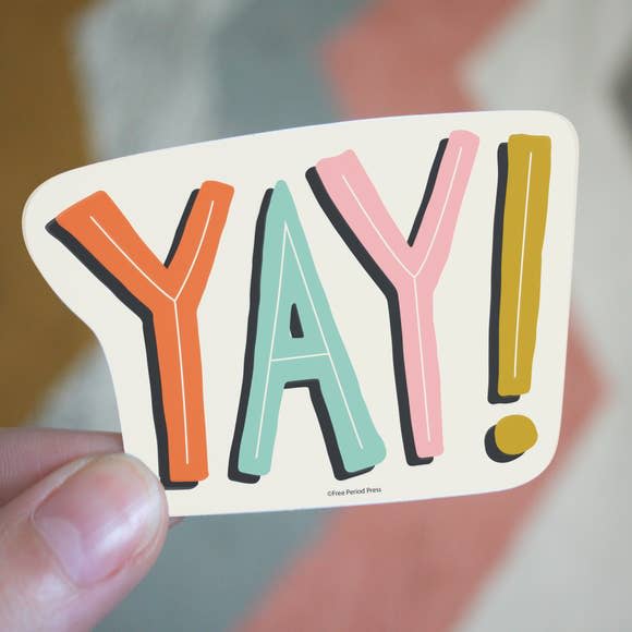 Yay Sticker Typo Market