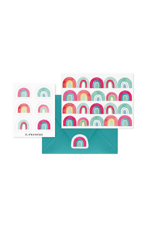 Rainbow Quartet Notecards & Stickers