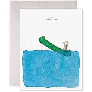 Missing You Canoe Card