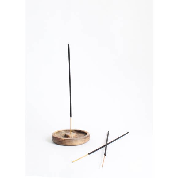 Incense Holder Walnut Typo Market