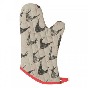 Chicken Scratch Oven Mitt