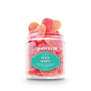 Peach Hearts, 6.4 oz.