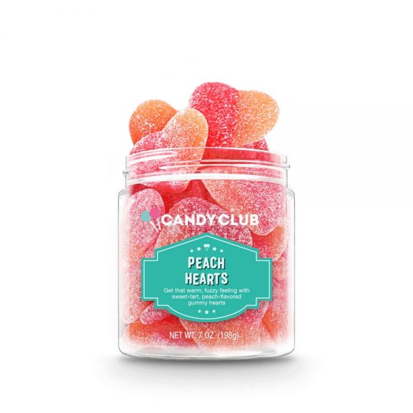 Peach Hearts, 7 oz.