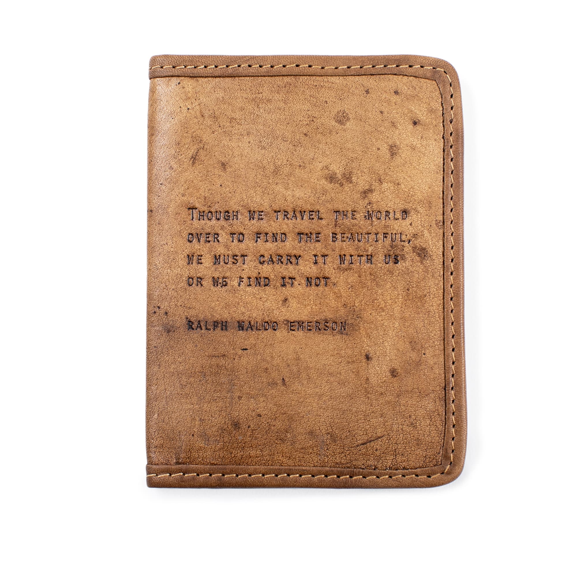 Ralph Waldo Emerson Passport Cover Typo Market