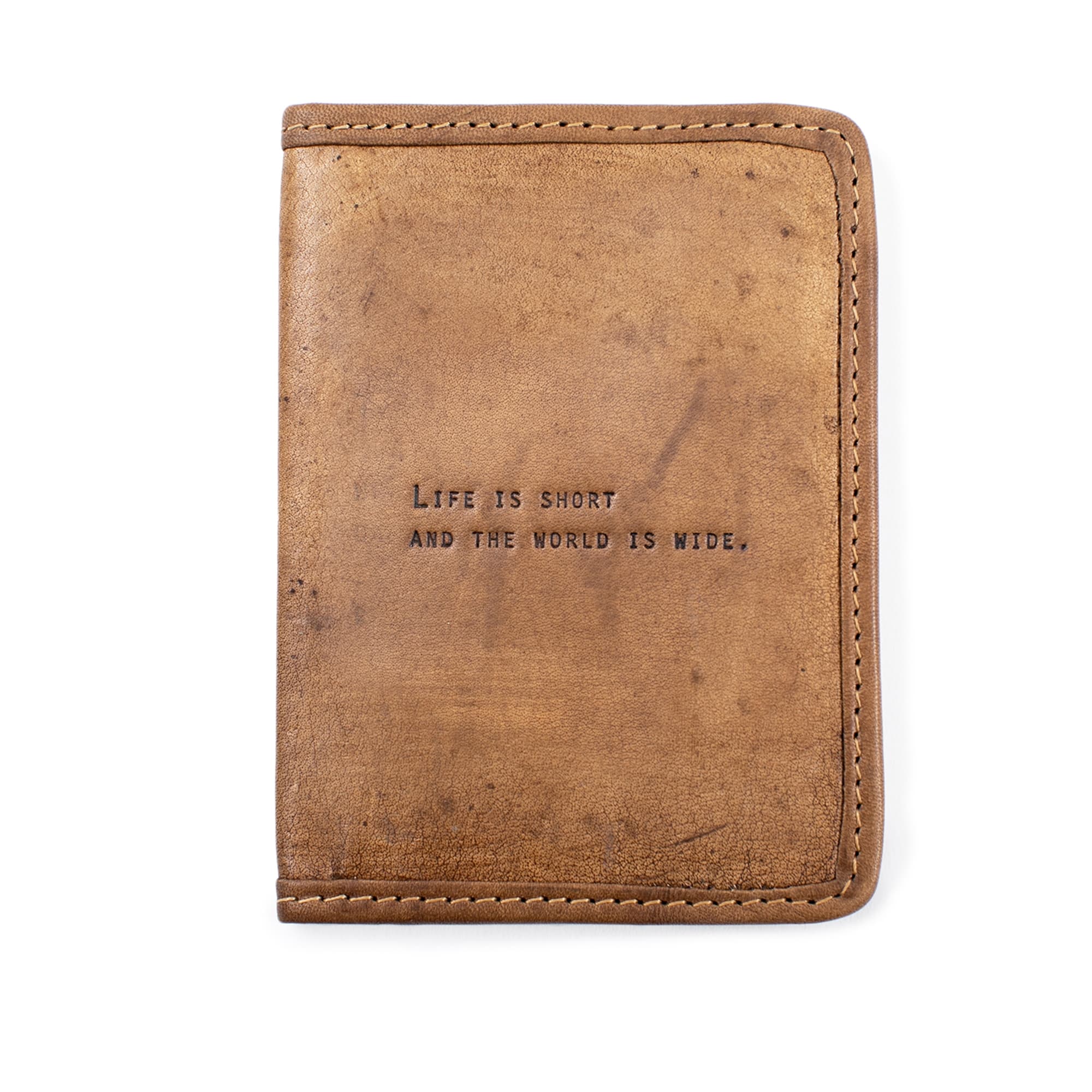 Life Is Short Passport Cover Typo Market