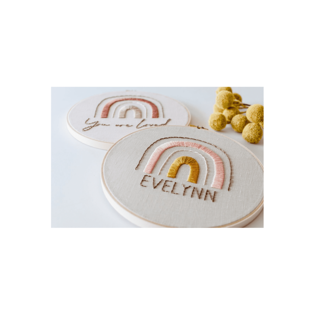 Rainbow Embroidery Kit Typo Market