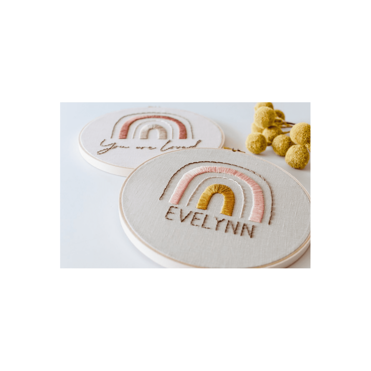 Rainbow Embroidery Kit Typo Market