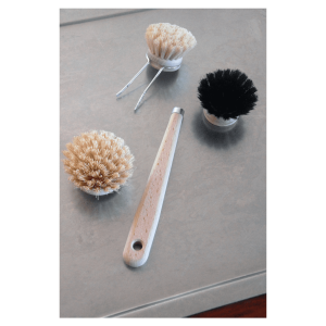 Dish Brush Replacement Head, Black