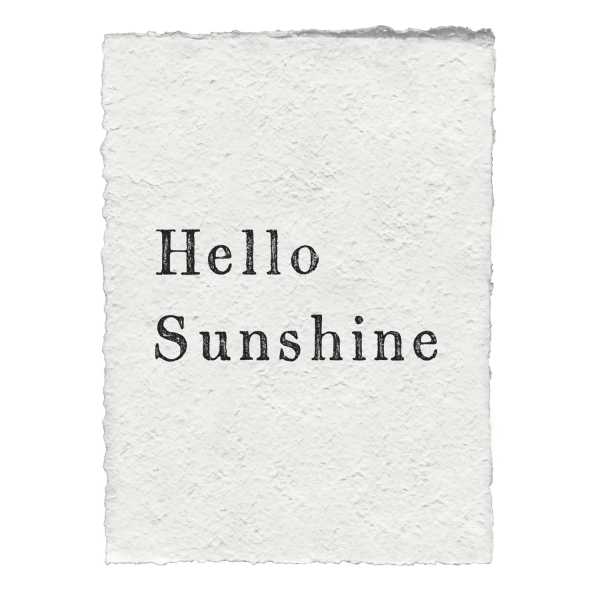 Print - Hello Sunshine