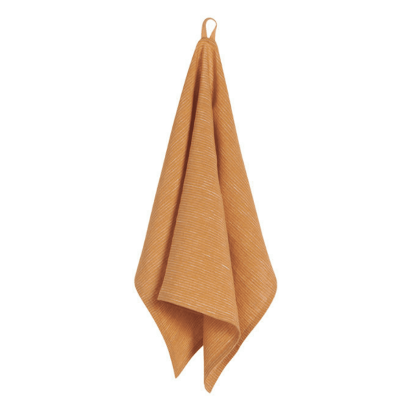 Ochre Heirloom Linen Tea Towel