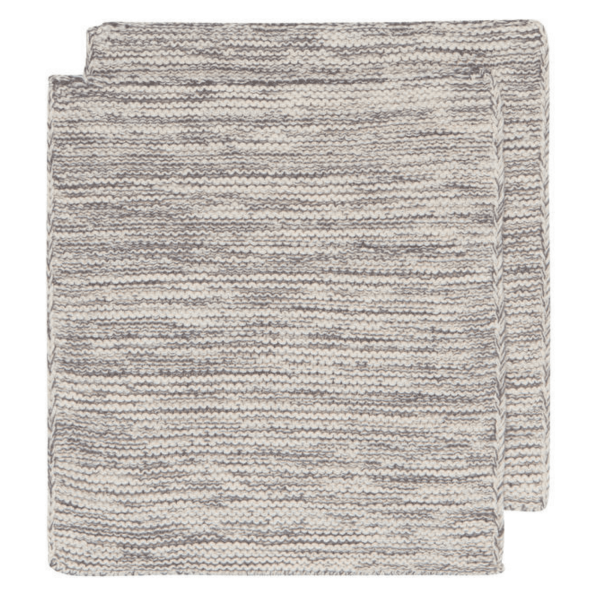 Shadow Heirloom Knit Dishcloths, Set/2