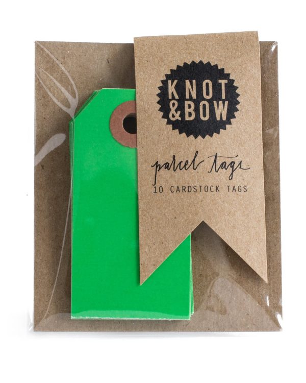 Kelly Green Parcel Tags