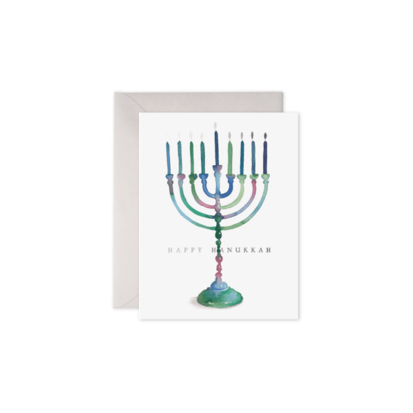 Colorful Menorah, Boxed