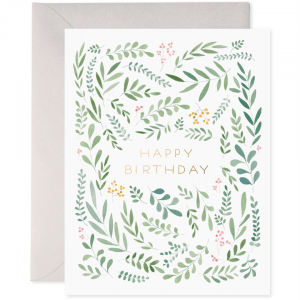 Pretty Leaves Birthday