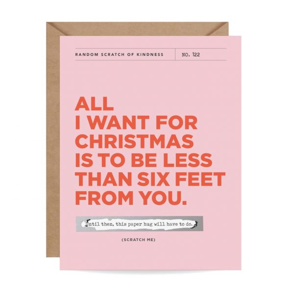 Paper Hug Christmas Card