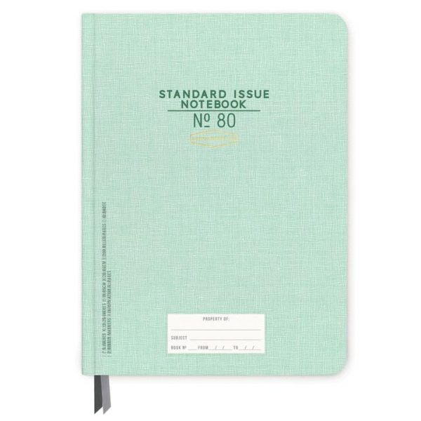 Green Standard Issue Hardcover Book, 7.5x10.25