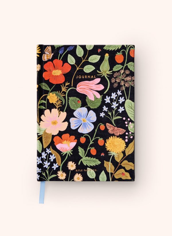 Strawberry Fields Fabric Journal