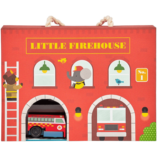 Firehouse Wind Up & Go Playset