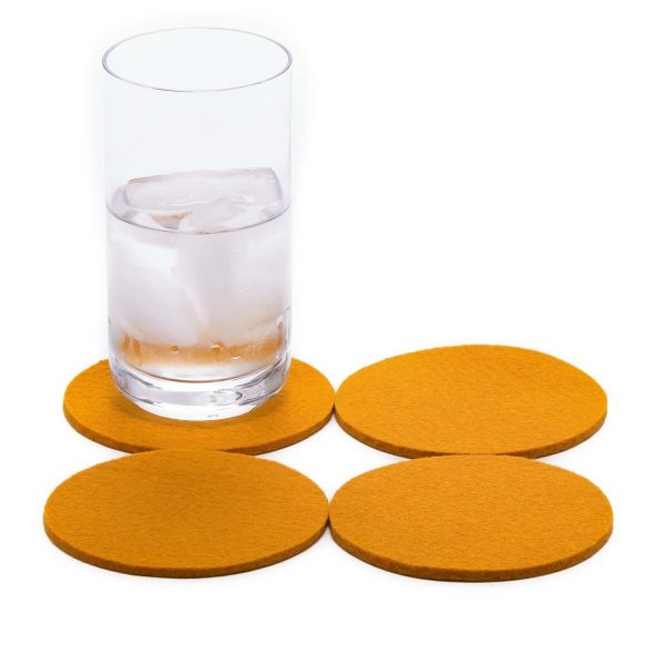 Felt Coasters, Tumeric