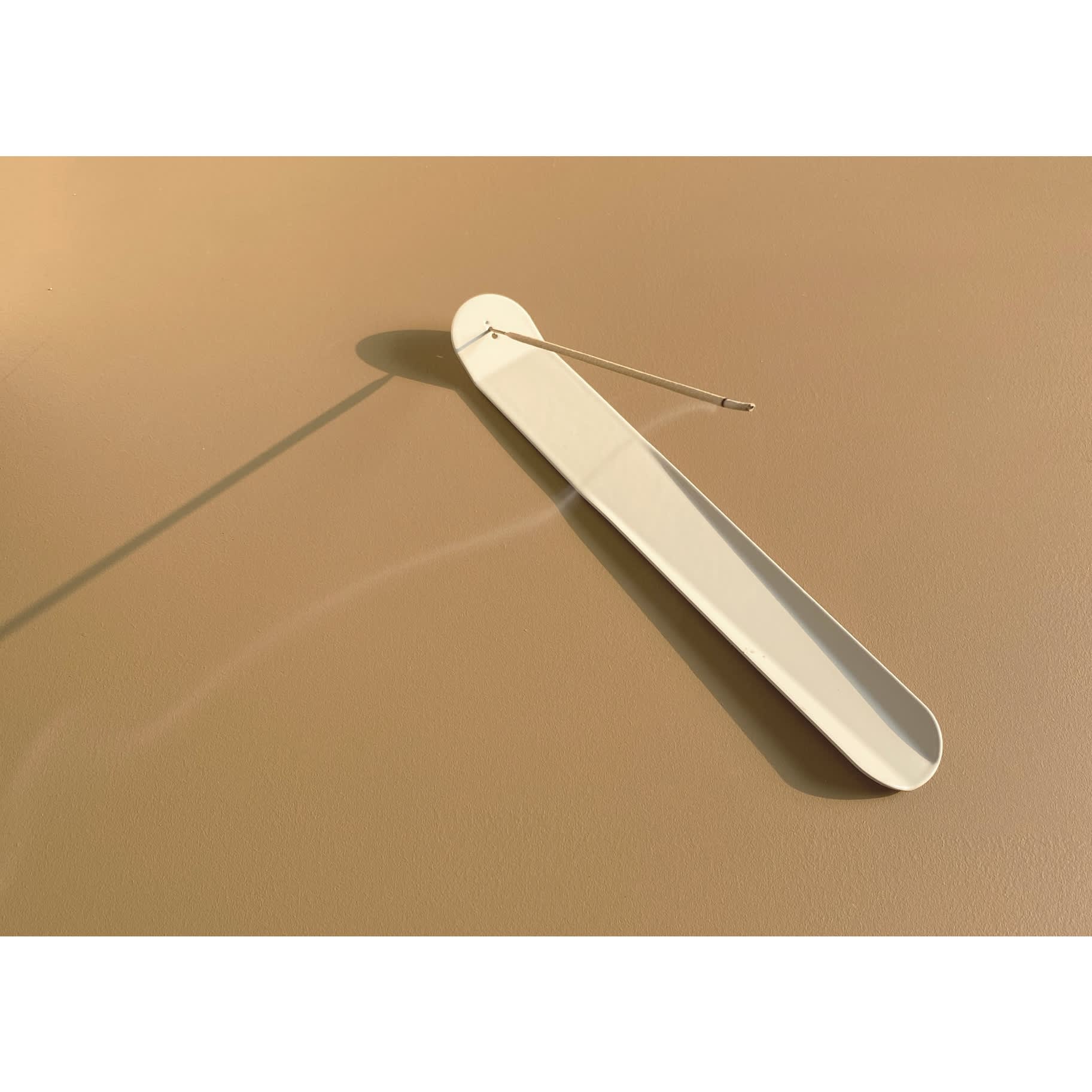 Origami Incense Burner, Matte Ivory Typo Market