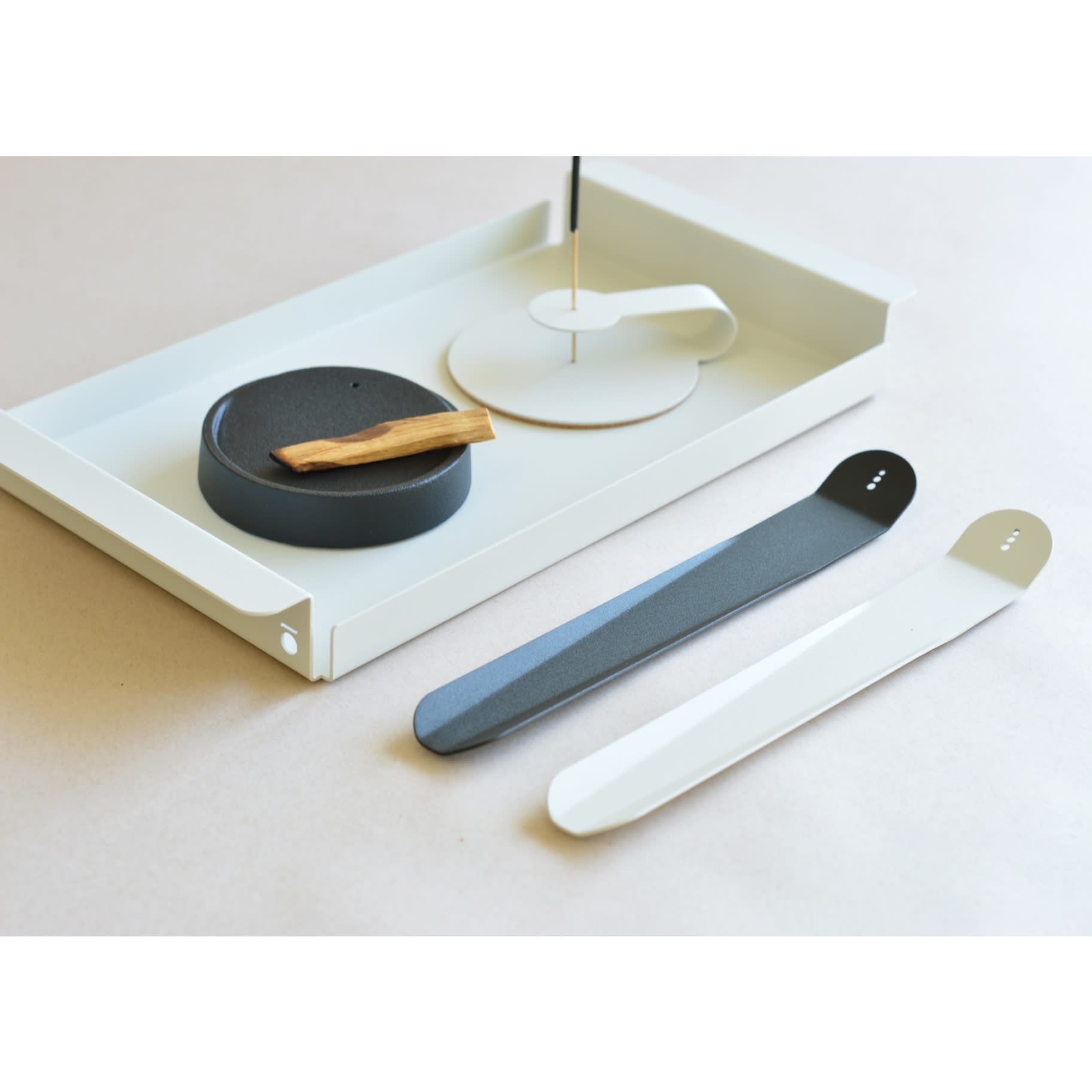 Origami Incense Burner, Matte Ivory Typo Market