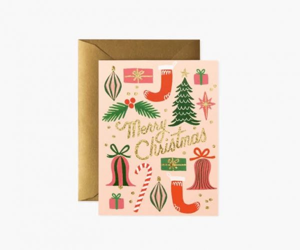 Deck the Halls Card