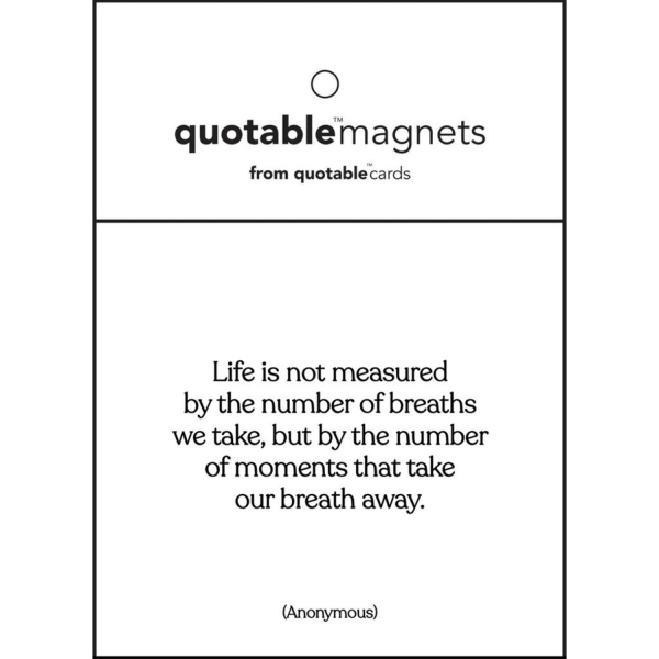 Life Is Not Measured Magnet