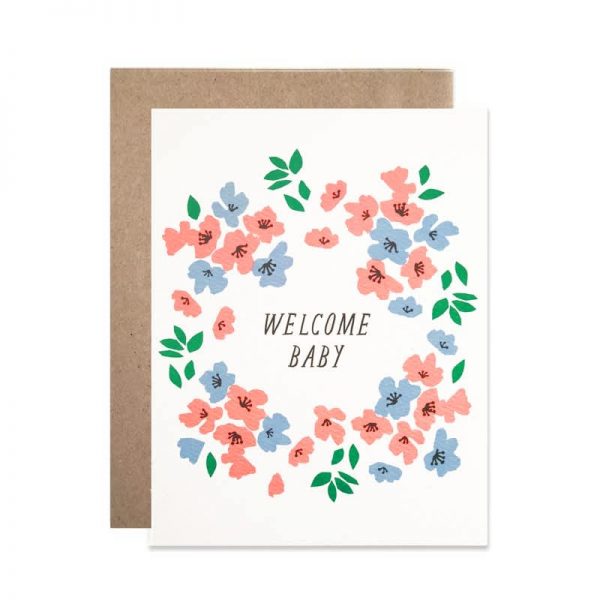 Welcome Baby Wreath
