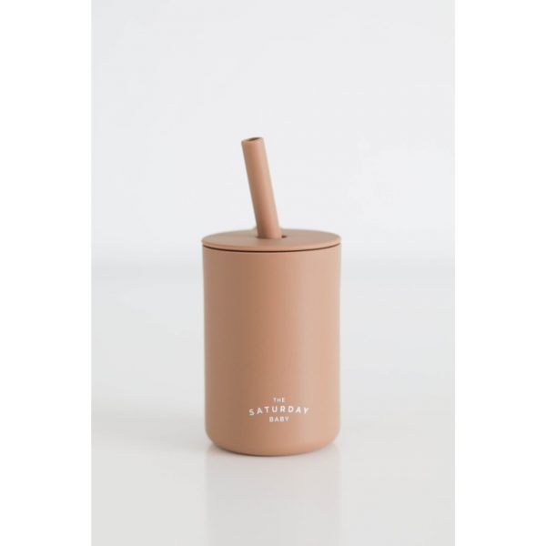 Silicone Straw Cup, Coco