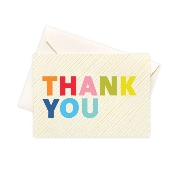 Colorful Thank You Boxed Notes