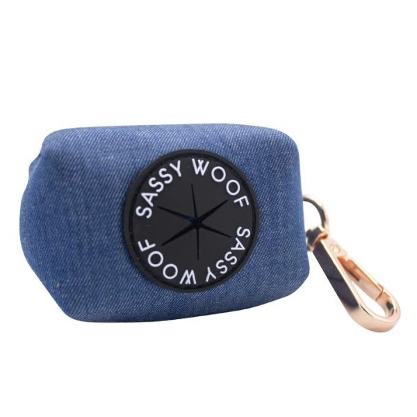Dog Waste Holder, Denim