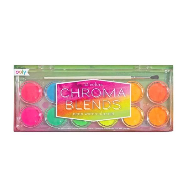 Neon Watercolor Paint Set