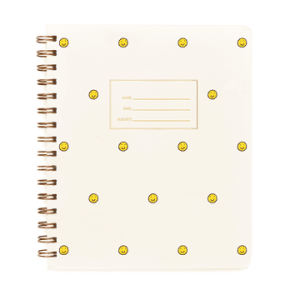 Smiley Face Notebook, Right Handed