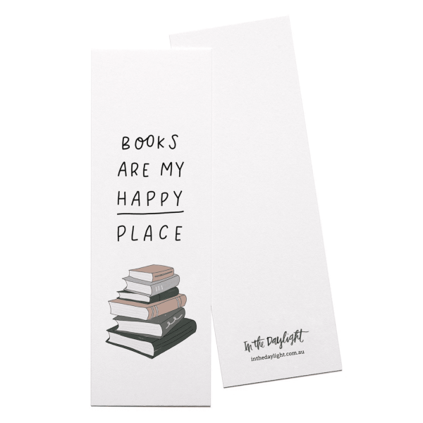 Books Are My Happy Place Bookmark