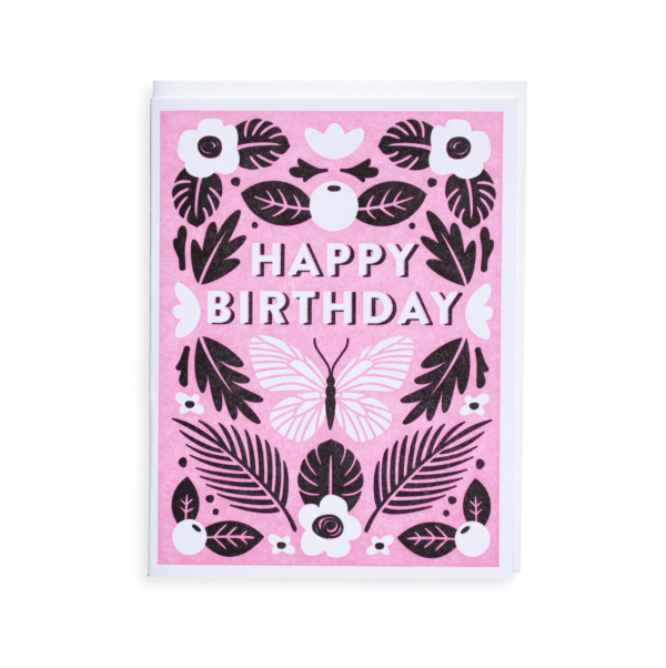 Botanical Butterfly Birthday
