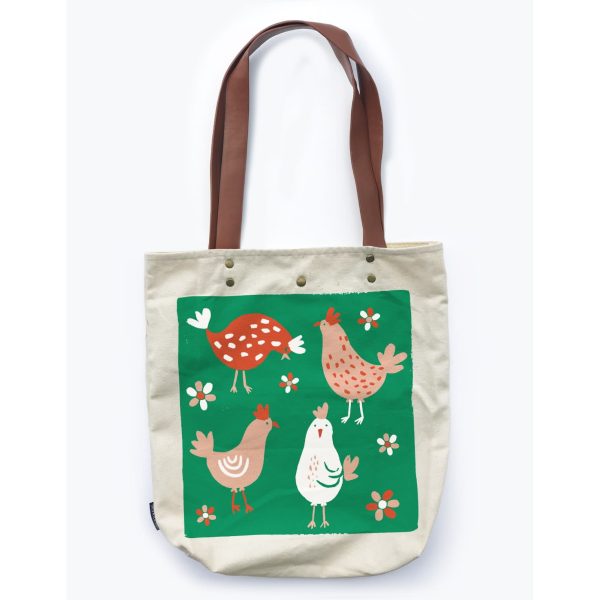 Chicken Field Tote