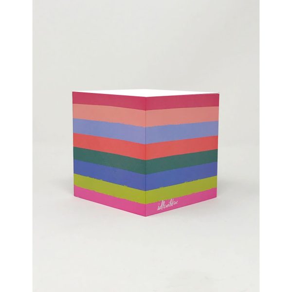 Rainbow Sticky Note Cube