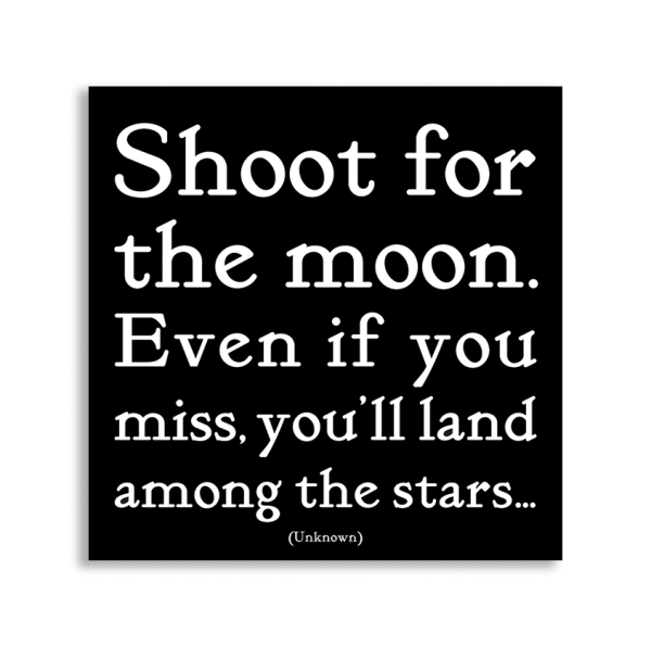 Shoot For The Moon Magnet