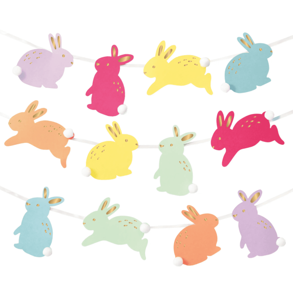 Colorful Bunny Garland
