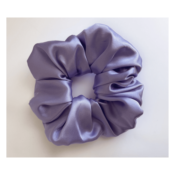 Lilac Satin Scrunchie